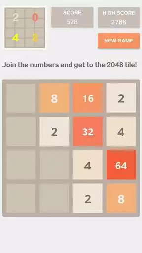 Play 2048-classic game as an online game 2048-classic game with UptoPlay