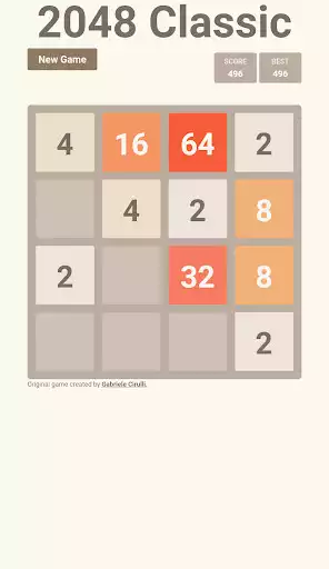 Play 2048 classic