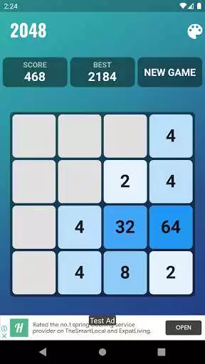 Play 2048 Colorful Block as an online game 2048 Colorful Block with UptoPlay