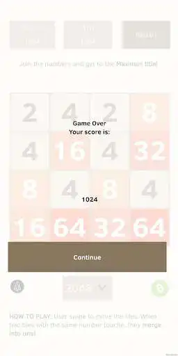 Play 2048 Crypto as an online game 2048 Crypto with UptoPlay
