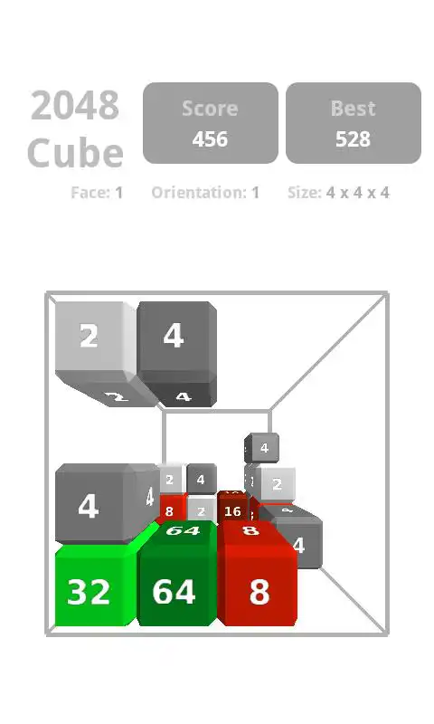 Play 2048 Cube 3D