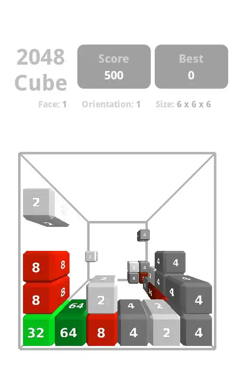 Play 2048 Cube 3D