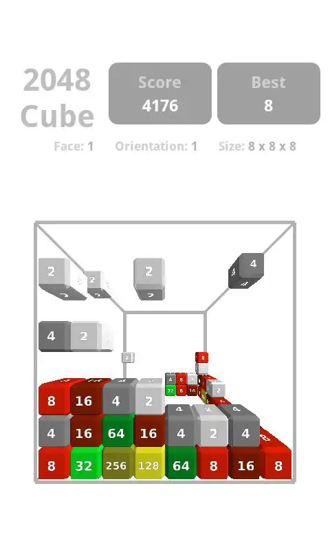 Play 2048 Cube 3D