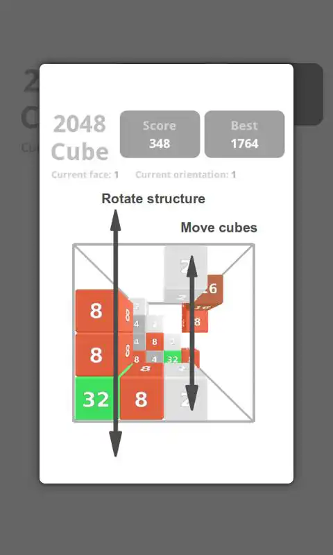 Play 2048 Cube 3D