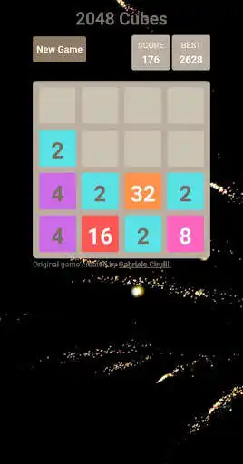 Play 2048 Cubes as an online game 2048 Cubes with UptoPlay
