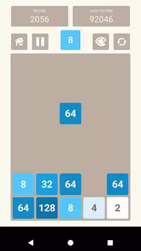 Play 2048 Fall Down  and enjoy 2048 Fall Down with UptoPlay