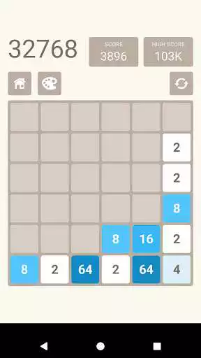 Play 2048 Fall Down as an online game 2048 Fall Down with UptoPlay