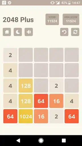 2048 Fanstatic online game with UptoPlay