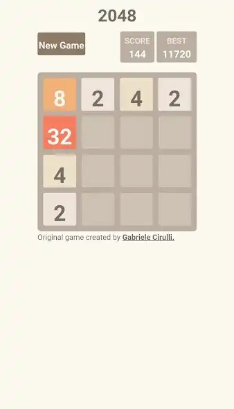 Play 2048 (First Edition) as an online game 2048 (First Edition) with UptoPlay