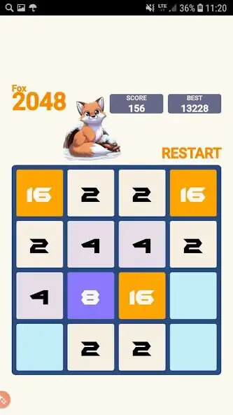 Play 2048 Fox  and enjoy 2048 Fox with UptoPlay