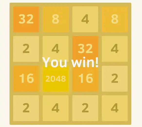 Play 2048 Free Classic as an online game 2048 Free Classic with UptoPlay