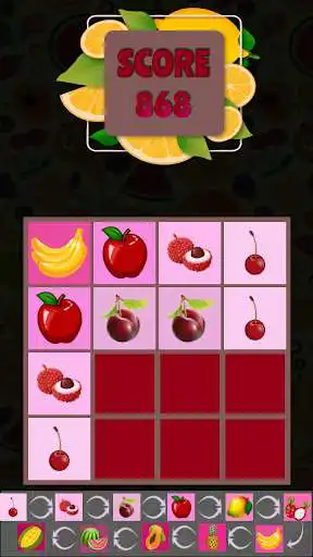 Play 2048 Fruits as an online game 2048 Fruits with UptoPlay