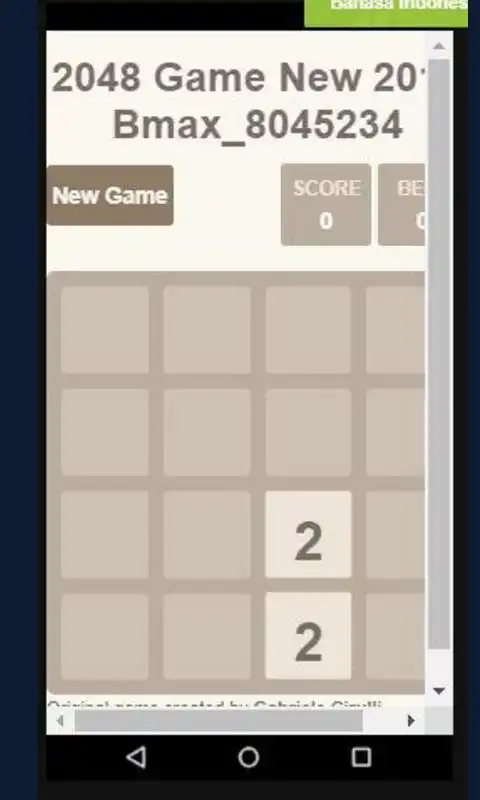 Play 2048 Game New 2019 edition by Bmax