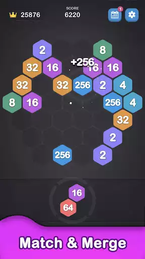 Play 2048 Hexagon-Number Merge Game  and enjoy 2048 Hexagon-Number Merge Game with UptoPlay