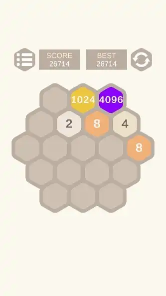 Play 2048 Hex as an online game 2048 Hex with UptoPlay