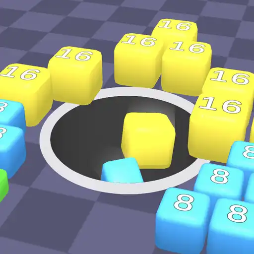 Play 2048 Hole: Drop The Cube APK