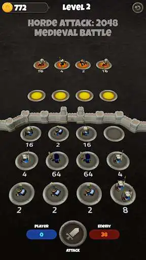 Play 2048 Horde Attack as an online game 2048 Horde Attack with UptoPlay