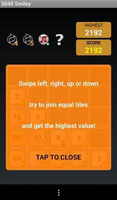 Play 2048 Mega-5 smiley