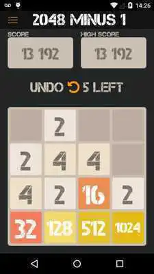 Play 2048 Minus 1