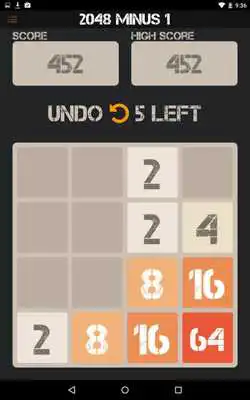 Play 2048 Minus 1