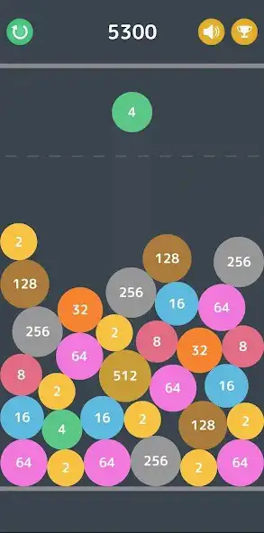 Play 2048 Physical Balls as an online game 2048 Physical Balls with UptoPlay
