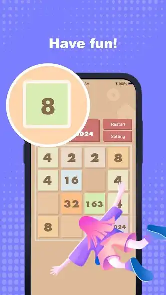 Play 2048 Puzzle-Number Puzzle Game as an online game 2048 Puzzle-Number Puzzle Game with UptoPlay