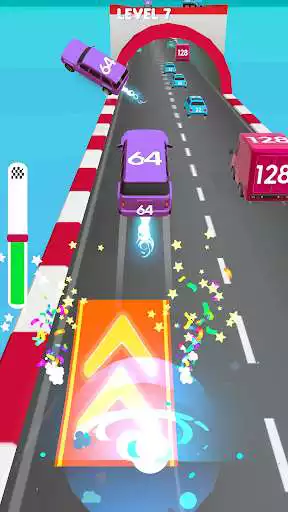 Play 2048 Race as an online game 2048 Race with UptoPlay