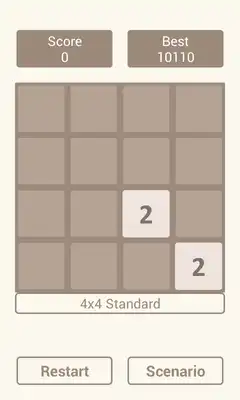 Play 2048 Scenario