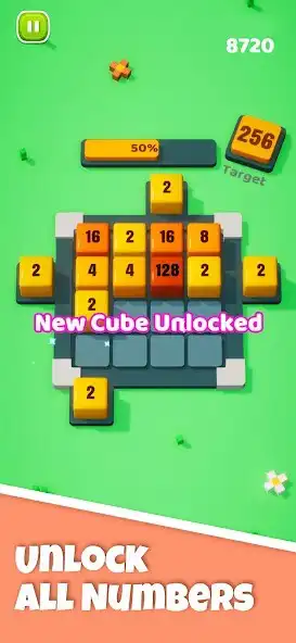 Play 2048Slides3D as an online game 2048Slides3D with UptoPlay