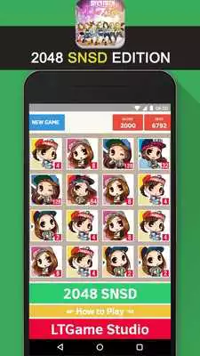 Play 2048 SNSD KPop Game