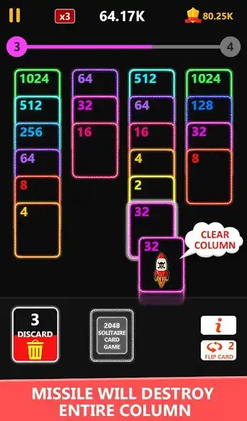 Play 2048 Solitaire Card Game - 2048 Zen Cards as an online game 2048 Solitaire Card Game - 2048 Zen Cards with UptoPlay