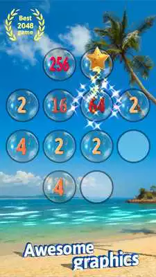 Play 2048 Sunny drops: Relax (Puzzle)