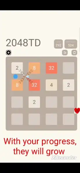 Play 2048TD as an online game 2048TD with UptoPlay
