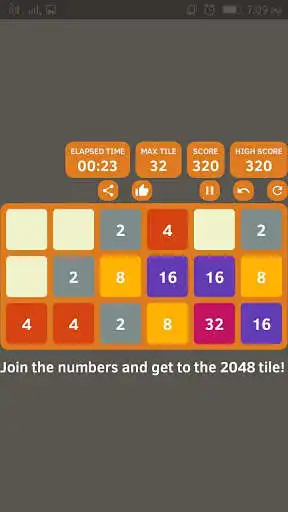 Play 2048 Ultra Pro as an online game 2048 Ultra Pro with UptoPlay