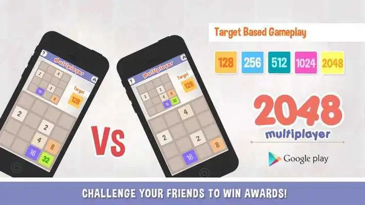 Play 2048 v/s 2048 - Multiplayer