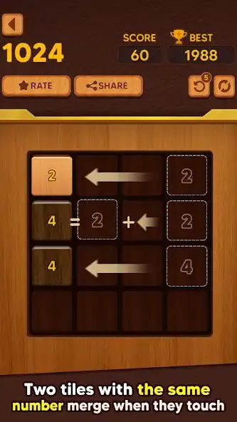 Play 2048 Woody as an online game 2048 Woody with UptoPlay