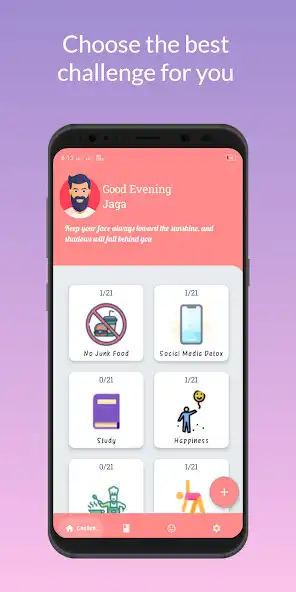 Play 21 Days Challenge: Habit build  and enjoy 21 Days Challenge: Habit build with UptoPlay