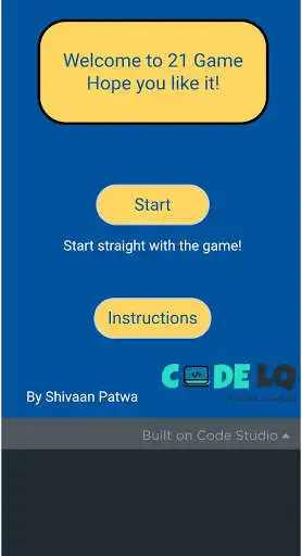 Play 21 Game