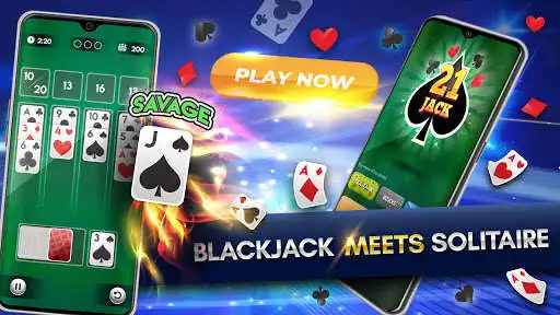 Play 21 Jack - Blackjack meets Solitaire!  and enjoy 21 Jack - Blackjack meets Solitaire! with UptoPlay