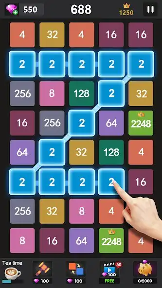 Play 2248-2048 puzzle games as an online game 2248-2048 puzzle games with UptoPlay