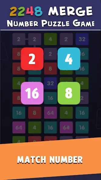 Play 2248 Merge: Number Puzzle Game as an online game 2248 Merge: Number Puzzle Game with UptoPlay