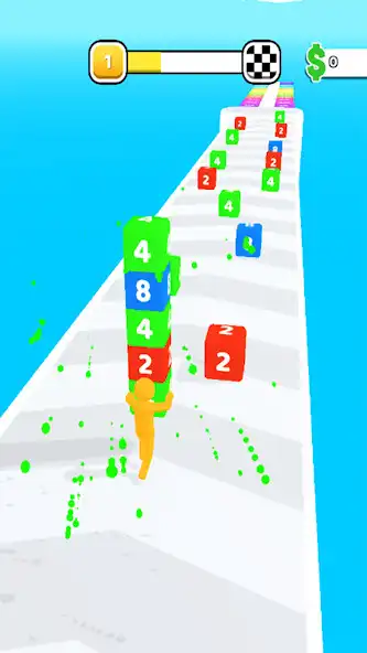 Play 2248 Number Puzzle 2048 Cube as an online game 2248 Number Puzzle 2048 Cube with UptoPlay