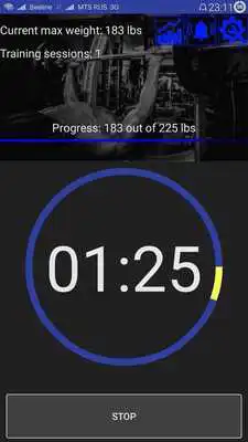 Play 225 lbs bench press
