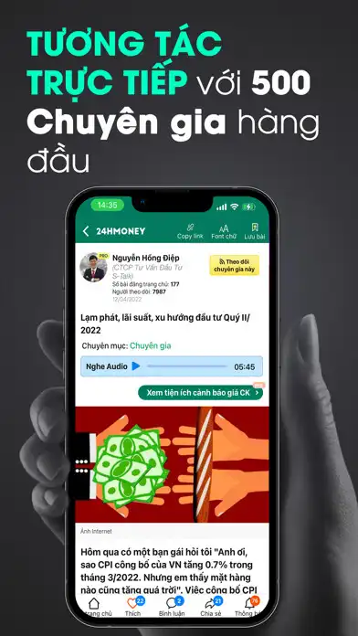 Play 24HMoney: Chứng Khoán - Đầu Tư as an online game 24HMoney: Chứng Khoán - Đầu Tư with UptoPlay