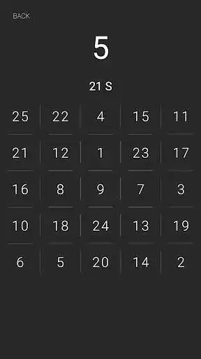 Play 25 Taps! Schulte table  and enjoy 25 Taps! Schulte table with UptoPlay