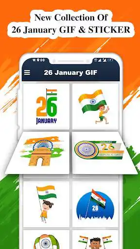 Play APK 26 January GIF 2021 : Republic Day GIF  and enjoy 26 January GIF 2021 : Republic Day GIF with UptoPlay 