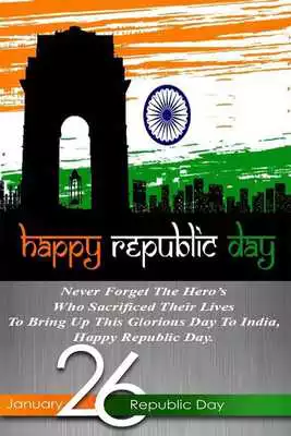 Play 26 January Happy Republic Day 2019 Wishes  SMS