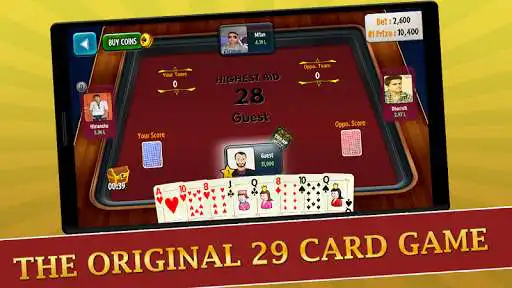 Play 29 Card Game Plus  and enjoy 29 Card Game Plus with UptoPlay
