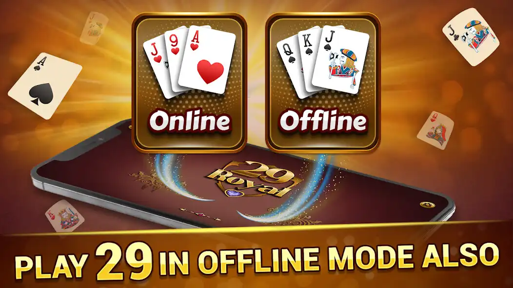 Play 29 Royal Pro Card Game Offline  and enjoy 29 Royal Pro Card Game Offline with UptoPlay