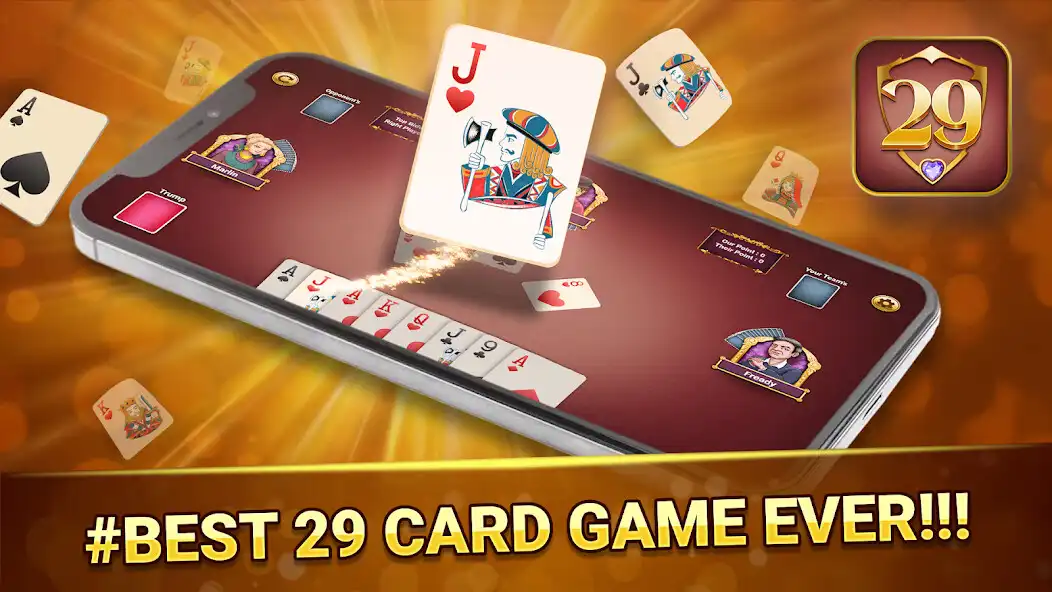 Play 29 Royal Pro Card Game Offline as an online game 29 Royal Pro Card Game Offline with UptoPlay